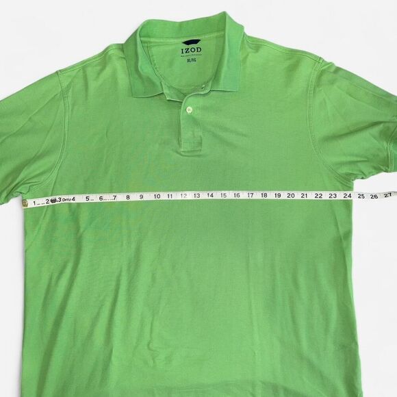 NWOT - IZOD Green Men's Polo Shirt - Picture 3 of 6